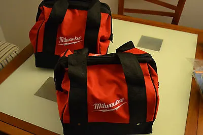 2 New 11  X 9  X 7  Milwaukee Heavy Duty Tool Bag For M12 M18 2 Tool 12v 18v • $24.99