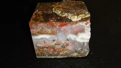 Moroccan Agate Face Polished Stand-up Specimen  3  Pounds • $12.99