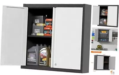  Metal Wall Cabinets For Storage With LockSteel Wall Cabinet With 2 Doors • $160.11