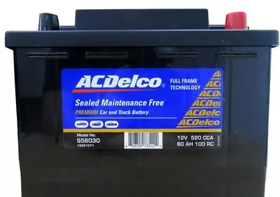 AcDelco S56030 / DIN3LHMF / 461 / MF55H / DIN55H / 3554  Premium Battery 3YR WTY • $199