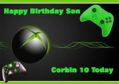 Personalised Birthday Card Xbox  Boys Teenager Son Grandson Gamer Brother • £2.99