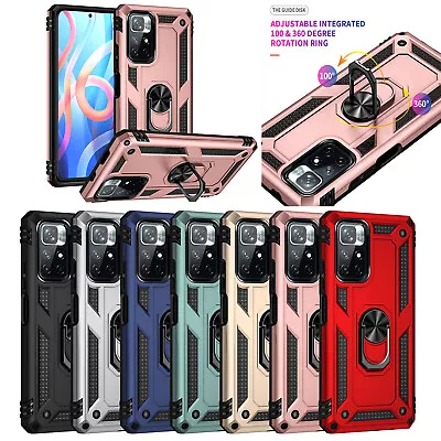 Case For Xiaomi 11 13 11T 10 Shockproof Bracket Silicone Back Case Phone Cover • £4.79