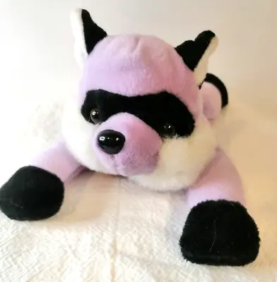 Vintage Purple Raccoon Stuffed Plush Animal Toy 9  • $11.99