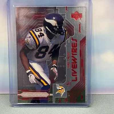 1999 Upper Deck Live Wires Randy Moss #L9 Minnesota Vikings HOF (V2) • $3