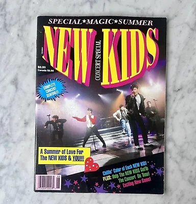 Special Magic Summer New Kids On The Block Concert Special Magazine 1990 • $32