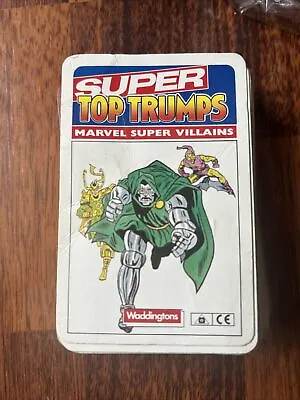 Waddington’s Super Top Trumps Marvel Super Villains 1980s - Red Back - Complete • £59.99