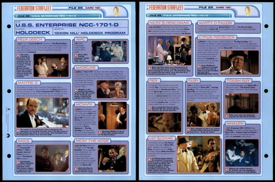 £1.49 • Buy Holodeck #10C - USS Enterprise NCC-1701-D - Star Trek Fact File Page