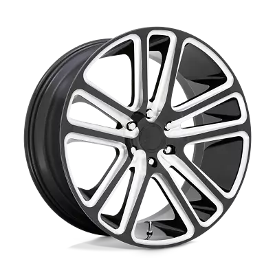 1 New 24X10 DUB S255 FLEX Gloss Black Milled 5X115 ET20 Wheel/rim • $224.64