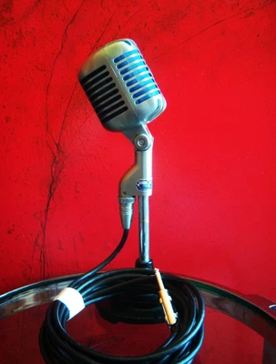 £293.91 • Buy Vintage 1960 Shure 55S Dynamic Cardioid Microphone W Cable Elvis 556S 55 55SW
