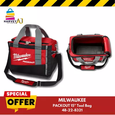 Milwaukee 48-22-8321 15-Inch Heavy Duty PACKOUT Polyester Carrying Tool Bag 15  • $51.99