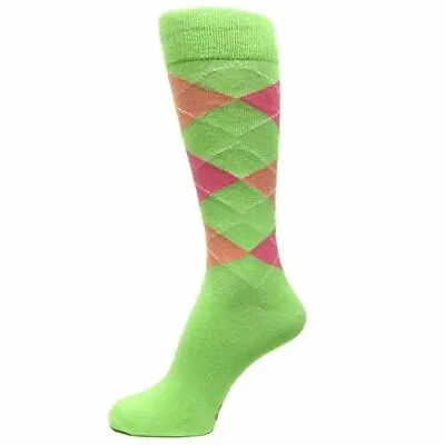 Spotlight Hosiery GREEN(Kelly Lime) Mens Groomsmen's Dress Socks-FREE SHIPPING • $11.99