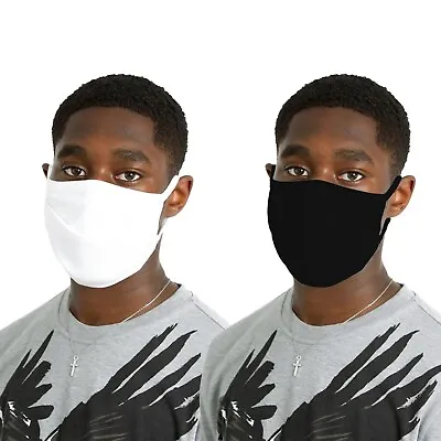 Face Mask 2 Pack Cotton Double Layer Washable Reusable Virus Protection Cover  • £4.53