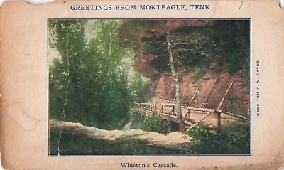 Winston's Cascade Monteagle Tennessee TN 1916 Postcard • $11.95