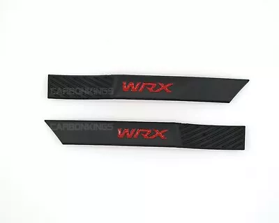 Carbonkings RED WRX FENDER EMBLEMS For 2007-2014 GRB GVB WRX(Gloss Black) • $38