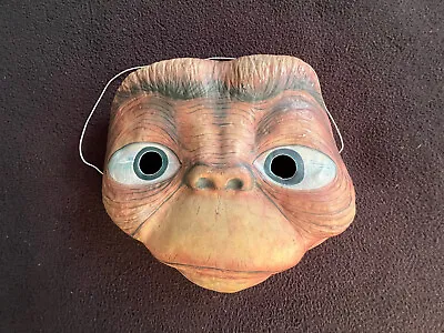 E.T. The Extra Terrestrial Vintage 80’s Plastic Halloween Mask Costume Rare! • $75