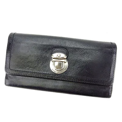 Marc Jacobs Wallet Purse Black Silver Woman Authentic Used A1065 • $204.17