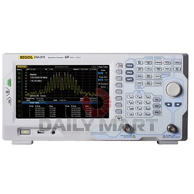 Rigol Dsa815 Spectrum Analyzer All-digital 9 Khz - 1.5 Ghz New • $1828