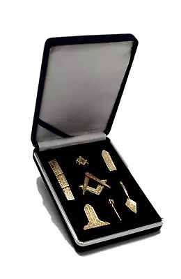 Miniature Working Tools Set Gold Masonic Freemason • $24.99