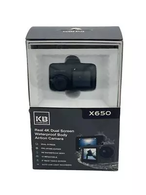 Kaiser Baas X650 4K Action Camera Black • $129.99