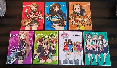 K-On! Manga 1st Prints Vol 1 2 3 4 High School College Complete English K On  • $225