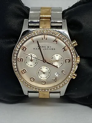 Marc By Marc Jacobs MBM3106 Women Silver/Gold Stainless Steel Analog Watch KS505 • $39.99