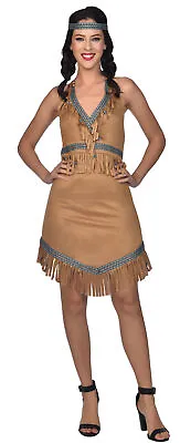 £16.99 • Buy Adult Little Swallow Native American Indian Princess Fancy Dress Costume Outfit