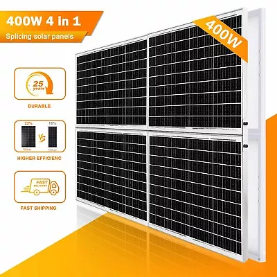 400W 12V Monocrystalline Solar Panel High Efficiency Home RV Camping Off Grid • $269.99