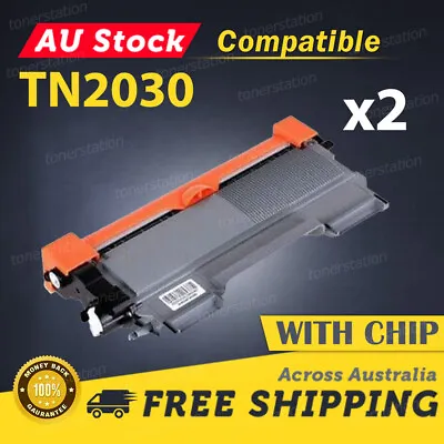 2x TN-2030 Toner Cartridge For Brother HL-2130 HL2132 HL2135 HL2135w TN2030 • $28.90