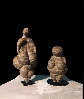 Pack Venus Willendorf & Venus Lespugue 20cm. Exact Replica. Marble Powder Finish • $75