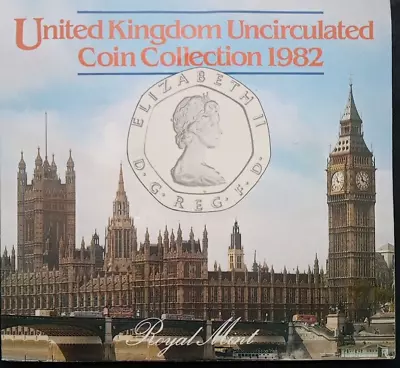 United Kingdom Uncirculated Coin Collection 1982. Royal Mint • £8.99