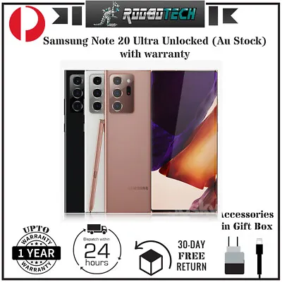 Samsung Galaxy Note20 Ultra Pristine Condition (Unlocked) Au Stock • $779