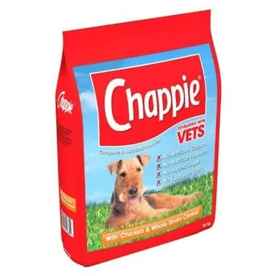 Dry Dog Food Chappie Complete Adult Food With Chicken & Wholegrain Cereal 15kg • £45.99