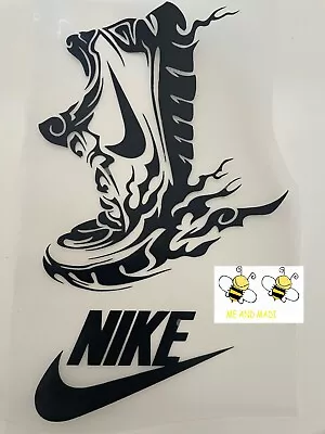 Brand New Nike Flame Dtf Iron On Colourful Picture Decal Use On Any Colour! (2g) • $10.99