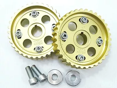 Racing TODA Cam Pulley Gear Adjustable Honda Civic Integra B16A B16B B18C B16 X2 • $155.99