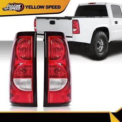 Red Tail Lights Brake Lamps Fit For 2003-2006 Chevy Silverado 1500 2500 3500 HD • $46.97