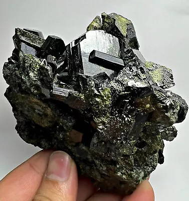 484 GM Ultra Rare Pseudomorph Epidote After Magnetite W/ Titanite @ Pakistan • $20