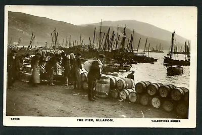 Ullapool Ross & Cromarty - Busy Scene At Pier RP P/u 1915 (R740) • £15