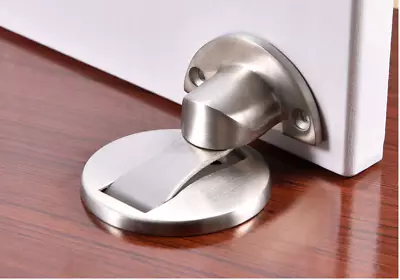 £9.99 • Buy Door Stop Stopper  Door Holder Catch Stopper Stainless Steel Heavy Duty Magnetic
