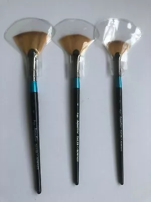 £12 • Buy Daler Rowney Aquafine Fan Blender Artists Brushes Fulll Set  Sizes. 6-4-2