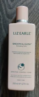 Liz Earle Smooth & Glow Exfoliating Tonic 200ml New Cruelty Free BRAND NEW • £13.20