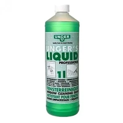 UNGER 1L Liquid Cleaning Soap Additive For Window Cleaners / Cleaning Glass • £8.70