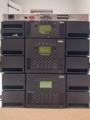 £700 • Buy IBM TS3200, Dell TL2000 And TL4000 Tape Libraries + Extras