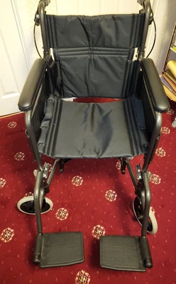 £125 • Buy Roma Medical 1235 Lightweight Car Transit Wheelchair - Black