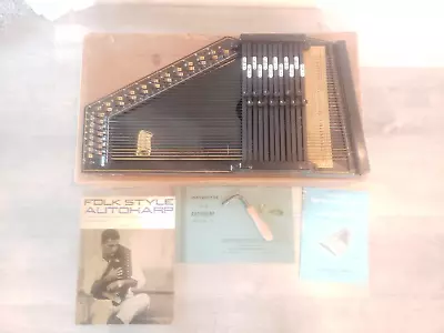 VINTAGE OSCAR SCHMIDT AUTOHARP MODEL #73 1948 Original Box Plus • $35