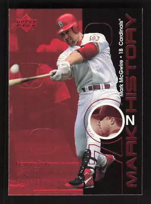 1999  Upper Deck Challengers For 70 Mark On History #M16 Mark McGwire Cardinals • $1