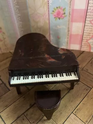 Miniature Dollhouse Piano And Stool • $10.99