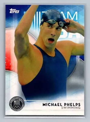 2016 TOPPS OLYMPIC MICHAEL PHELPS CARD #1 - Silver Variation • $4.99