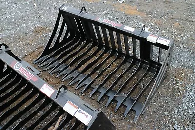 48  Virnig Rock / Skeleton Bucket For Sub Compact Tractors. SSQA Kubota BX80 • $945