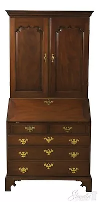 58252EC: KITTINGER Colonial Williamsburg WA-1064 Mahogany Secretary Desk • $4895