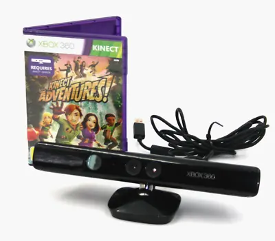 Genuine Official Kinect Sensor For Xbox 360 + BONUS Kinect Adventures Game • $31.45